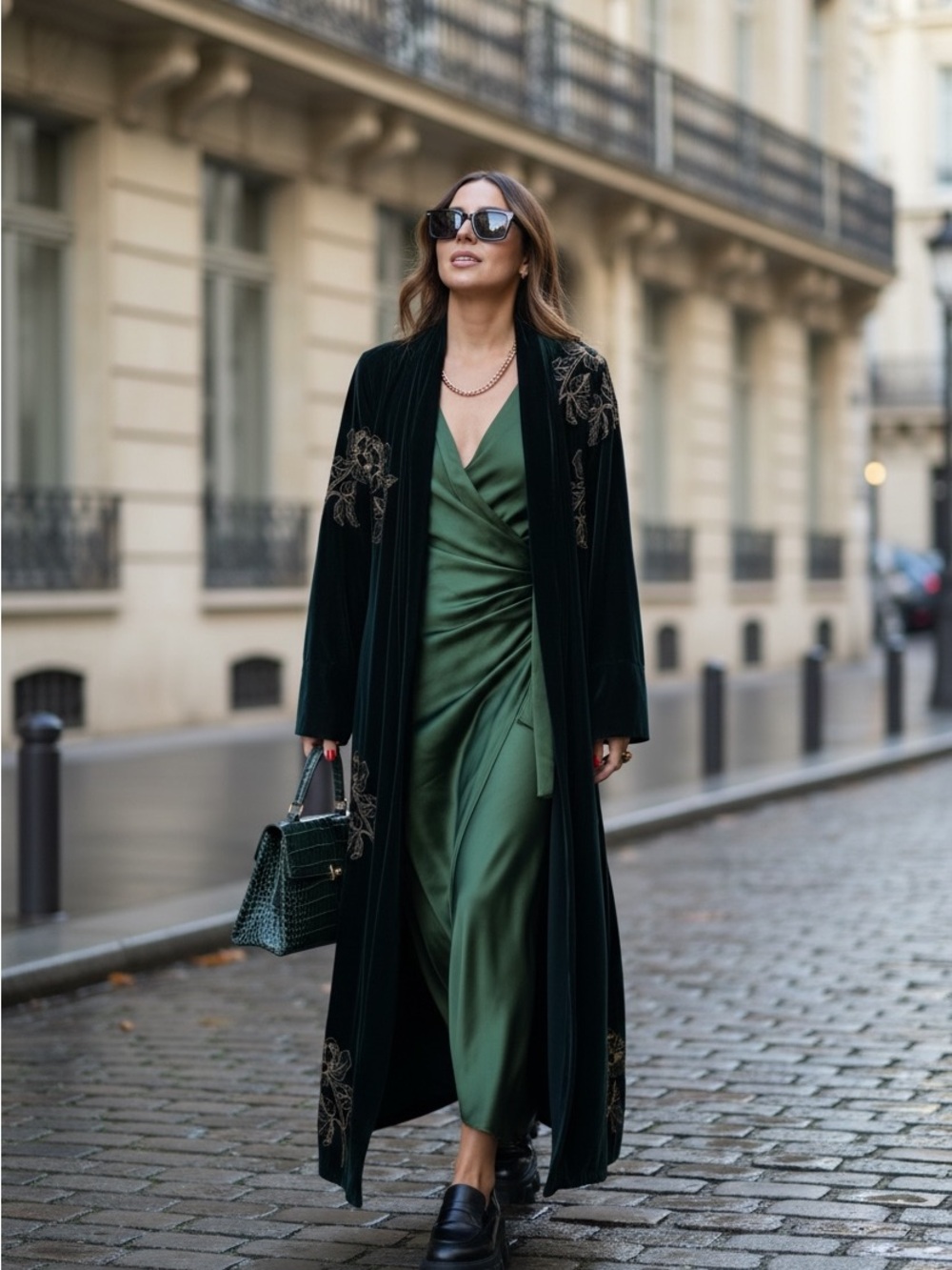 Zara Limited Edition Velvet Kimono Dress Sz XL